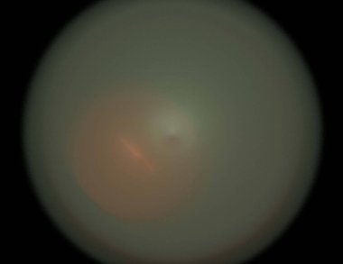 Siyah Renk Üzerine Bir Dijital Fraktal Resmi