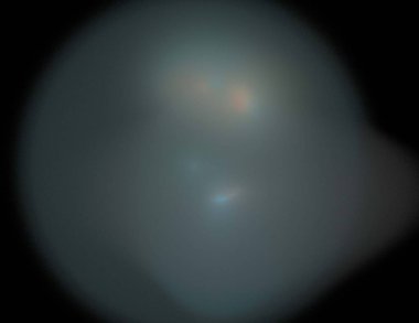 Siyah Renk Üzerine Bir Dijital Fraktal Resmi