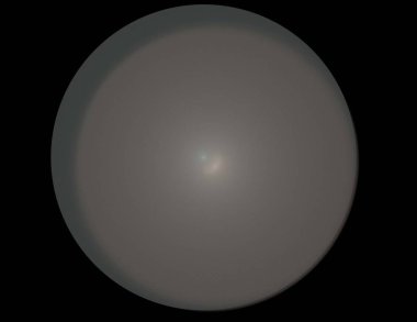 Siyah Renk Üzerine Bir Dijital Fraktal Resmi