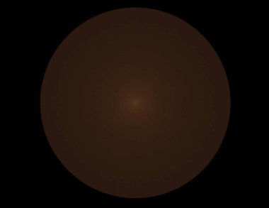 Siyah Renk Üzerine Bir Dijital Fraktal Resmi