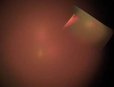 Siyah Renk Üzerine Bir Dijital Fraktal Resmi