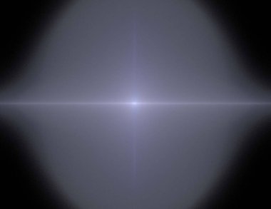 Siyah Renk Üzerine Bir Dijital Fraktal Resmi