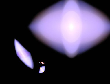 Siyah Renk Üzerine Bir Dijital Fraktal Resmi