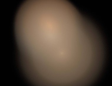 Siyah Renk Üzerine Bir Dijital Fraktal Resmi