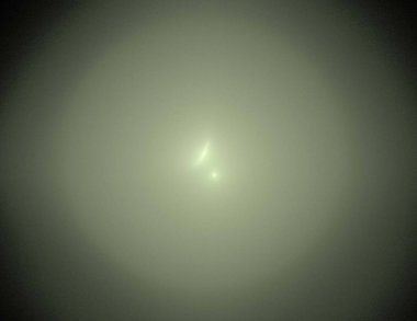 Siyah Renk Üzerine Bir Dijital Fraktal Resmi