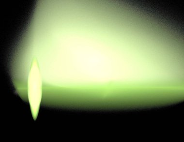 Siyah Renk Üzerine Bir Dijital Fraktal Resmi