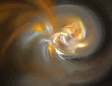 Dijital fraktal ile çok renkli bir çizimi