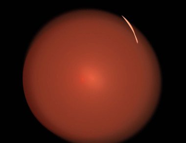 Siyah Renk Üzerine Bir Dijital Fraktal Resmi