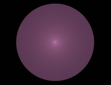 Siyah Renk Üzerine Bir Dijital Fraktal Resmi