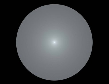 Siyah Renk Üzerine Bir Dijital Fraktal Resmi