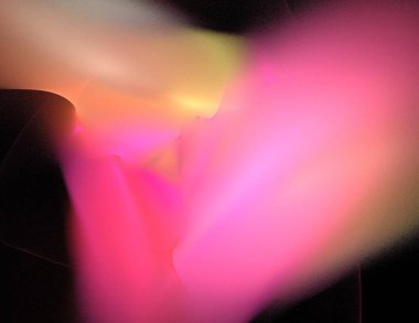 Siyah Renk Üzerine Bir Dijital Fraktal Resmi