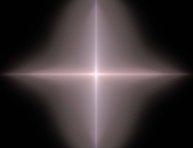 Siyah Renk Üzerine Bir Dijital Fraktal Resmi