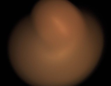 Siyah Renk Üzerine Bir Dijital Fraktal Resmi