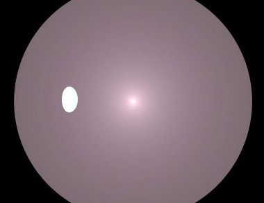 Siyah Renk Üzerine Bir Dijital Fraktal Resmi