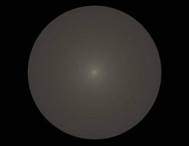 Siyah Renk Üzerine Bir Dijital Fraktal Resmi