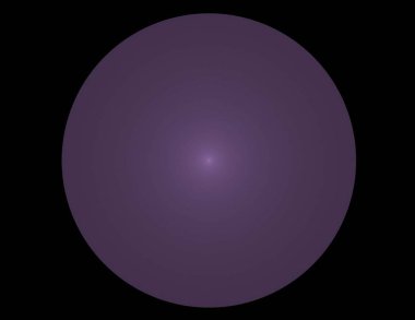 Siyah Renk Üzerine Bir Dijital Fraktal Resmi