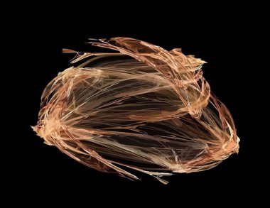 Dijital fraktal ile çok renkli bir çizimi