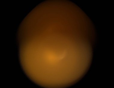 Siyah Renk Üzerine Bir Dijital Fraktal Resmi