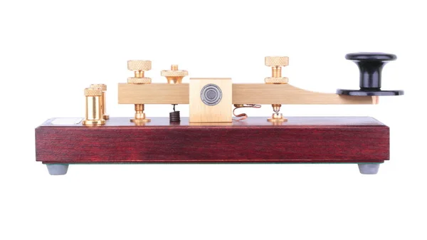 Morse Key izolowane w suchym dniu — Zdjęcie stockowe