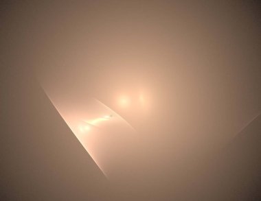 Siyah Renk Üzerine Bir Dijital Fraktal Resmi