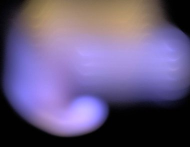 Siyah Renk Üzerine Bir Dijital Fraktal Resmi