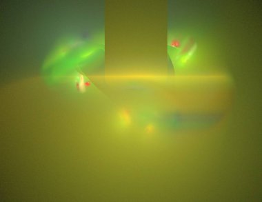 Siyah Renk Üzerine Bir Dijital Fraktal Resmi