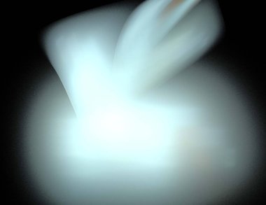 Siyah Renk Üzerine Bir Dijital Fraktal Resmi