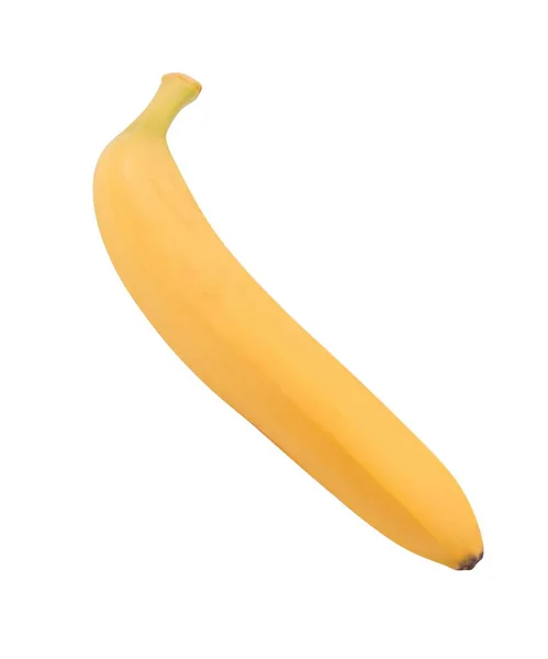 Rohe Gelbe Banane isoliert — Stockfoto