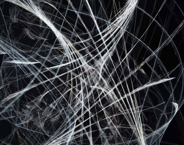 Dijital fraktal ile çok renkli bir çizimi