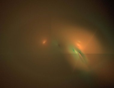 Siyah Renk Üzerine Bir Dijital Fraktal Resmi