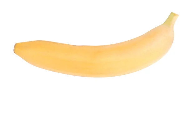Rauwe gele banaan geïsoleerd — Stockfoto