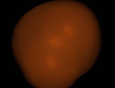 Siyah Renk Üzerine Bir Dijital Fraktal Resmi