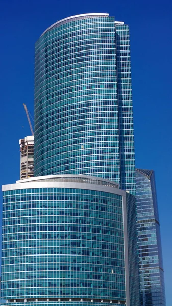 Edge of office building on sky background — Stock Photo, Image