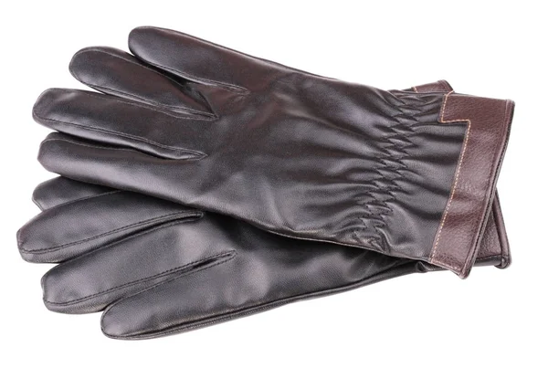 Δερμάτινα γάντια απομονωμένοι σε ξηρά ημέρα — Φωτογραφία Αρχείου