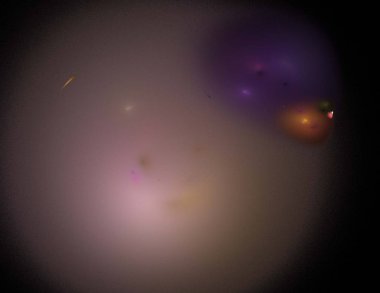 Siyah Renk Üzerine Bir Dijital Fraktal Resmi