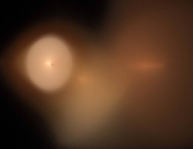 Siyah Renk Üzerine Bir Dijital Fraktal Resmi