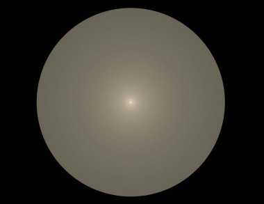 Siyah Renk Üzerine Bir Dijital Fraktal Resmi