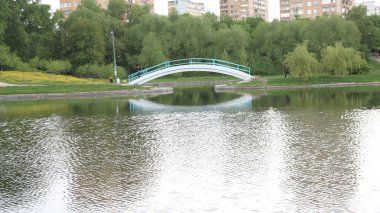 Şehir parkında bahar