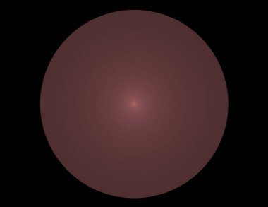 Siyah Renk Üzerine Bir Dijital Fraktal Resmi