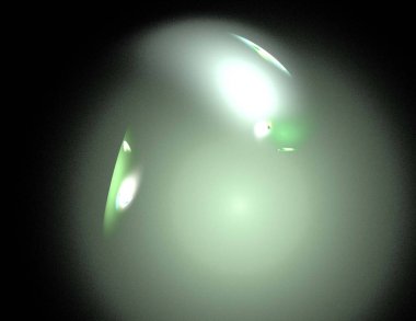 Siyah Renk Üzerine Bir Dijital Fraktal Resmi