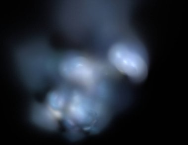 Siyah Renk Üzerine Bir Dijital Fraktal Resmi