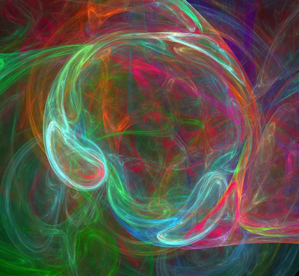 Dijital fraktal resimlerinden birinin resmi