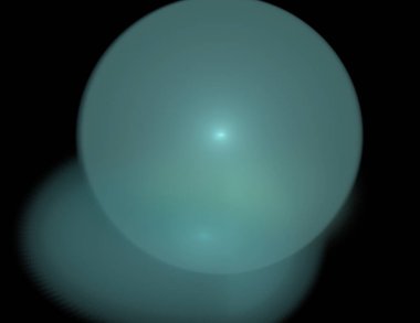 Siyah Renk Üzerine Bir Dijital Fraktal Resmi