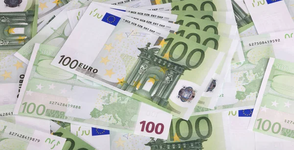 Europankovky Řádu Stovek Eur — Stock fotografie