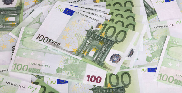 europe euros banknote of hundreds 