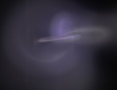 Siyah Renk Üzerine Bir Dijital Fraktal Resmi