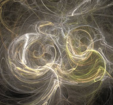 Dijital fraktal resimlerinden birinin resmi