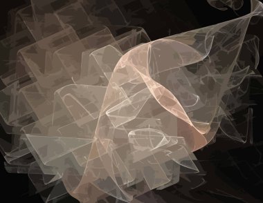 Dijital fraktal resimlerinden birinin resmi