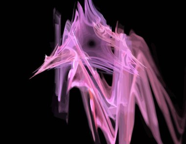 Dijital fraktal resimlerinden birinin resmi