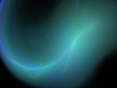 Siyah Renk Üzerine Bir Dijital Fraktal Resmi